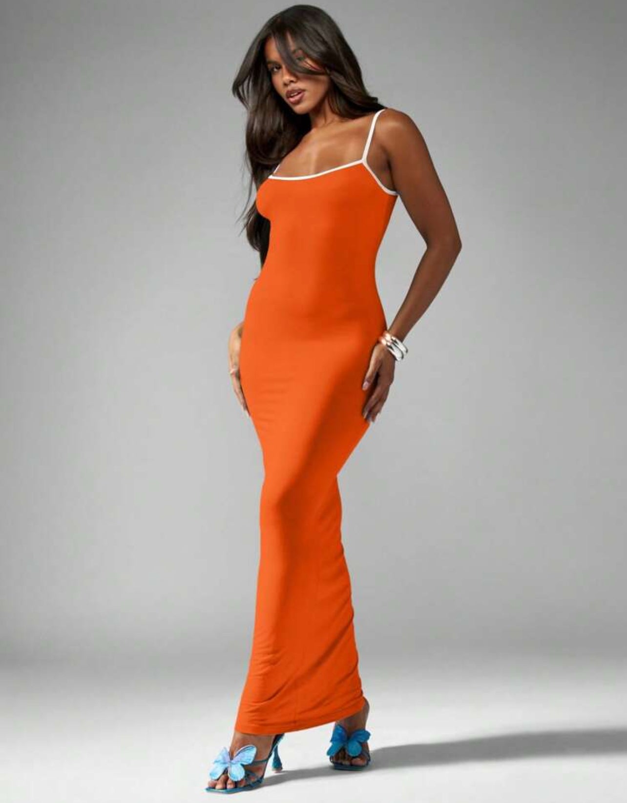 Robe moulante longue