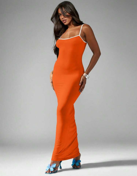 Robe moulante longue