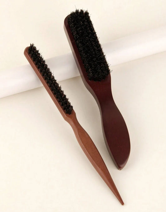 2 brosses poils sanglier pour plaquage