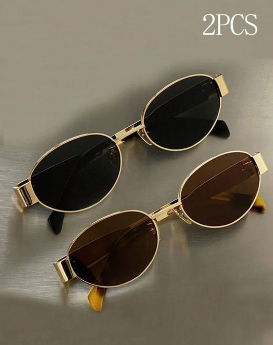 2 pairs de lunettes unisex