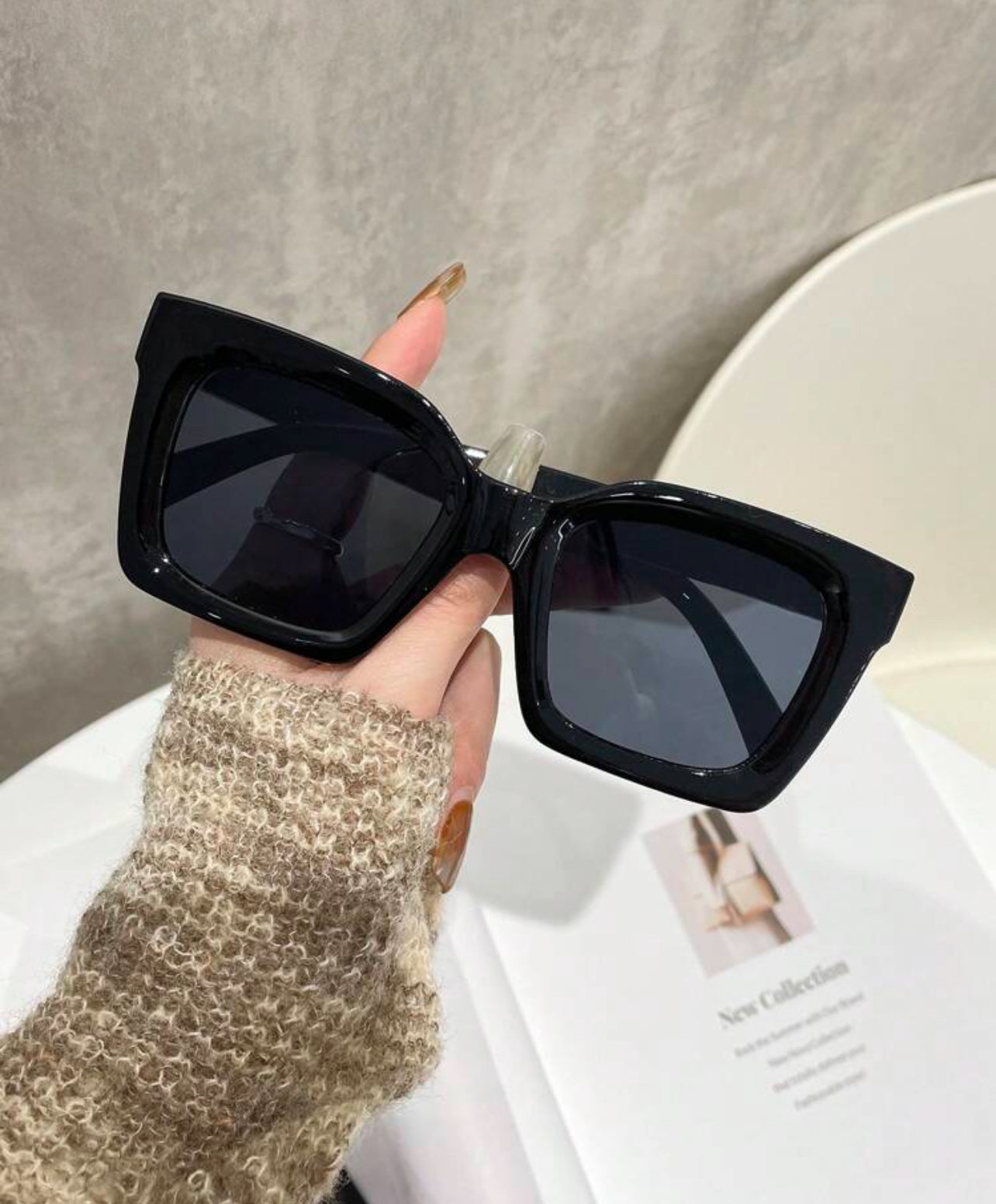 lunettes noire teinté