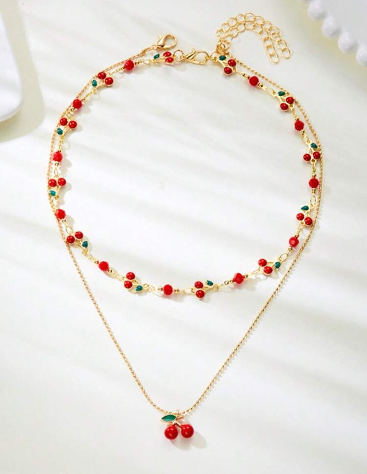 2 collier Berry acier inoxydable