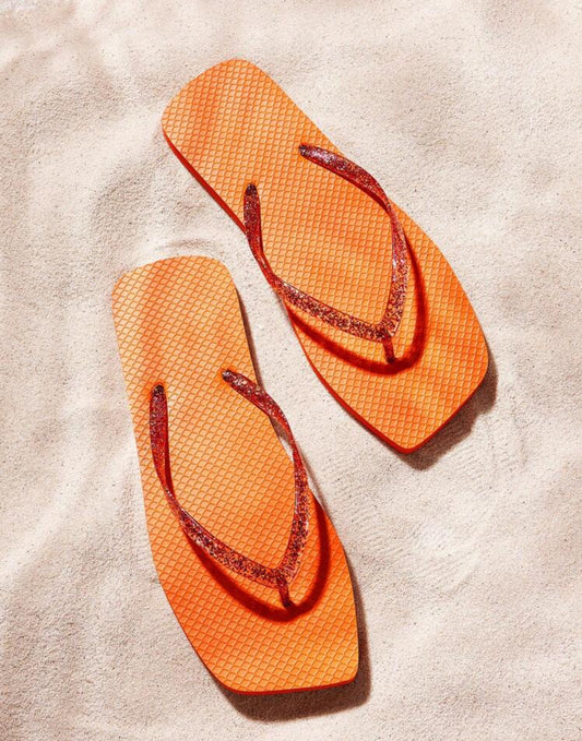 sandale plate pailleté