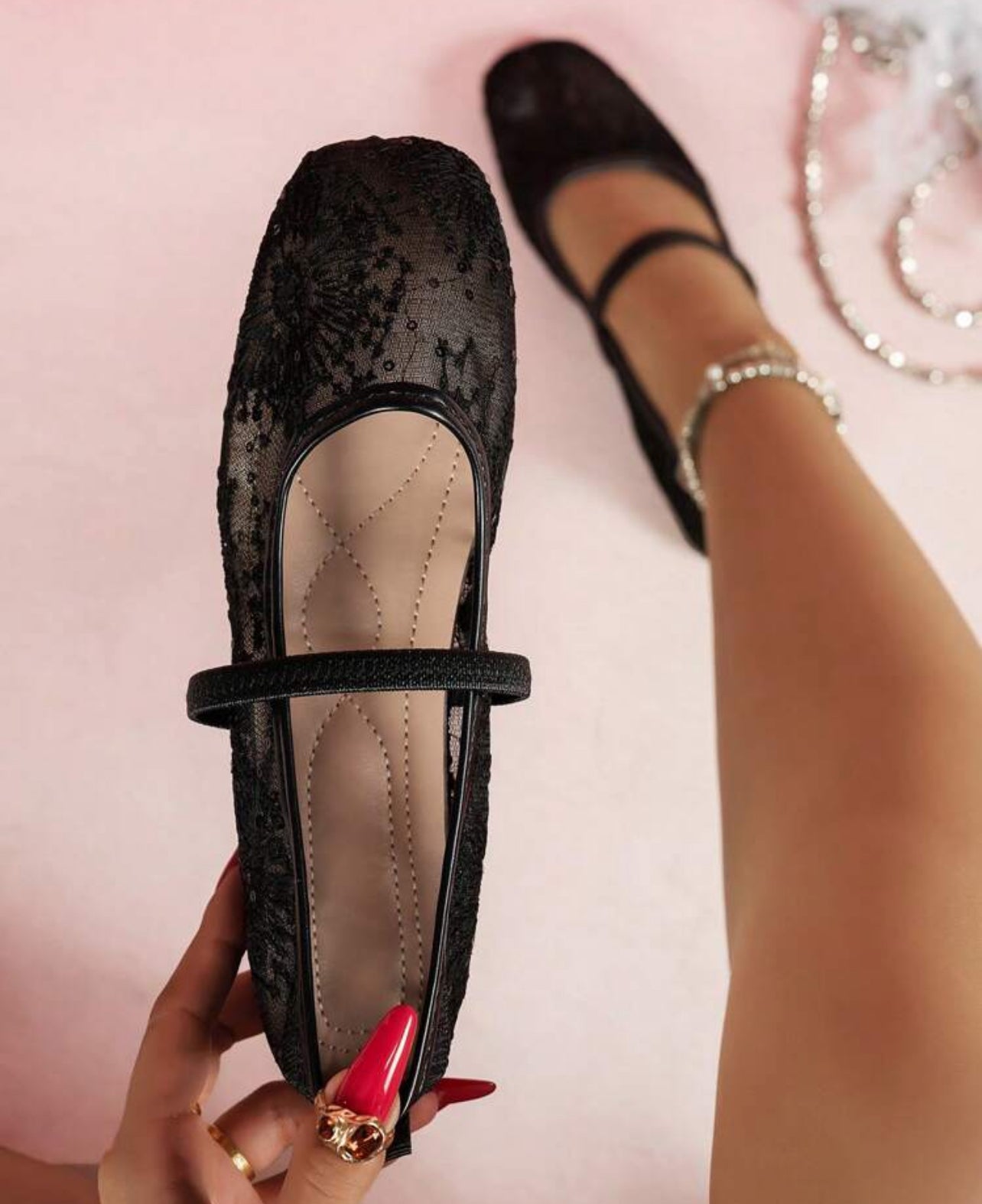 ballerine transparent