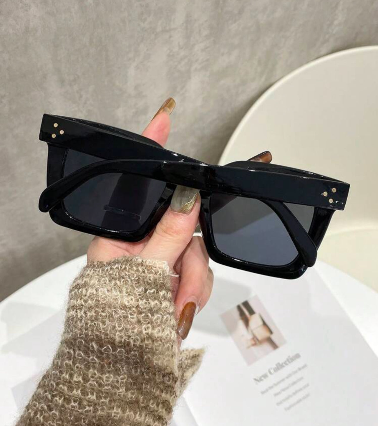 lunettes noire teinté