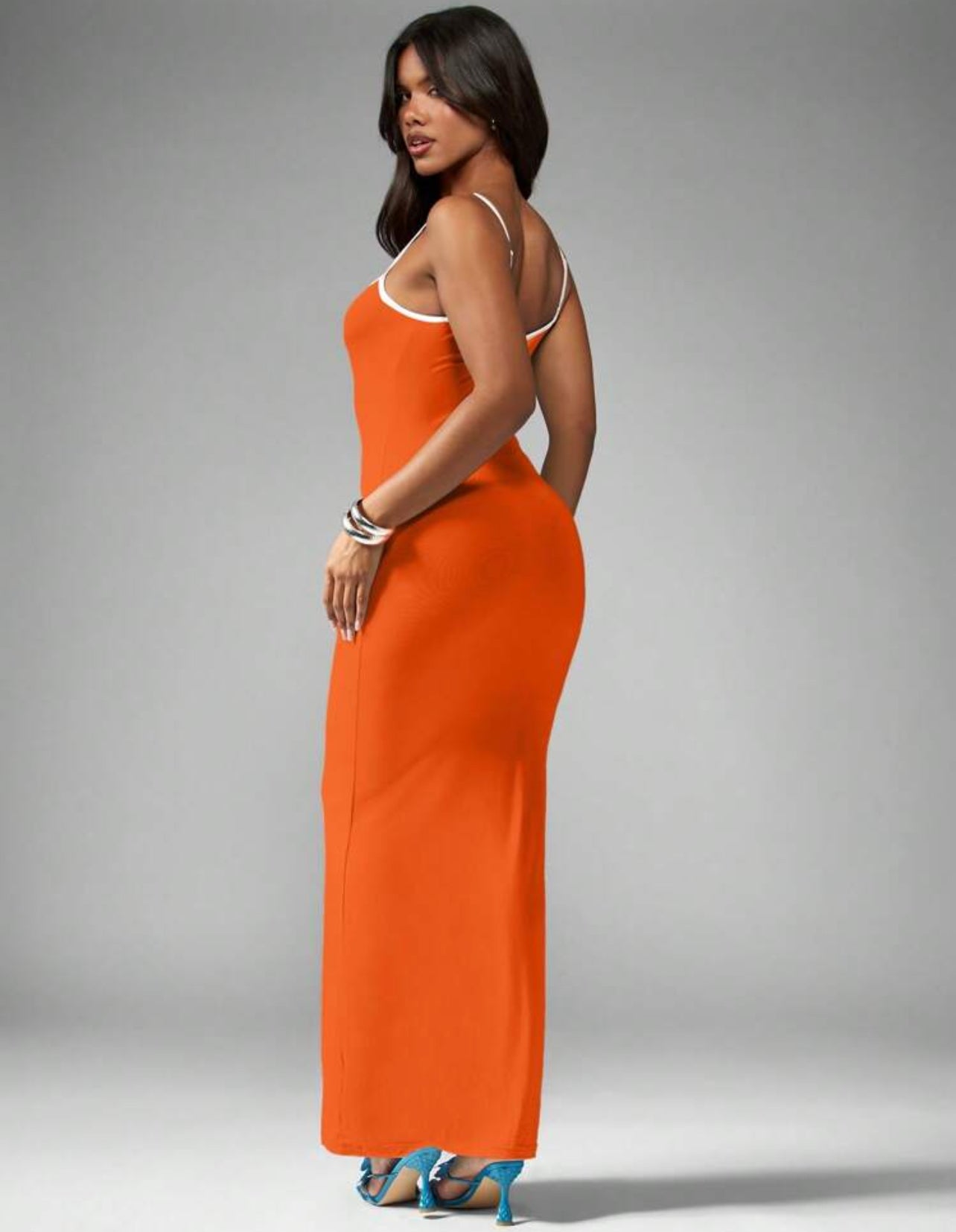 Robe moulante longue