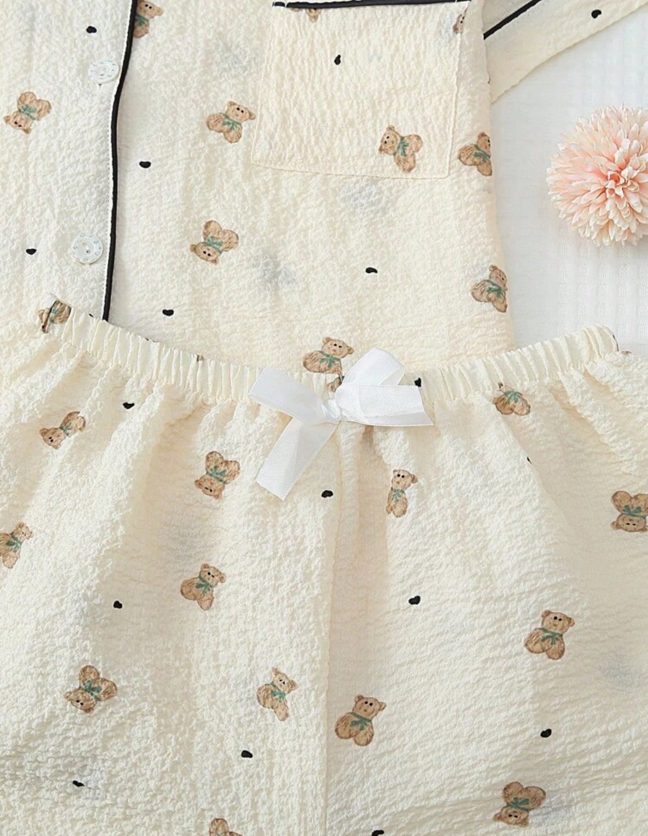 Pijama imprimé nours