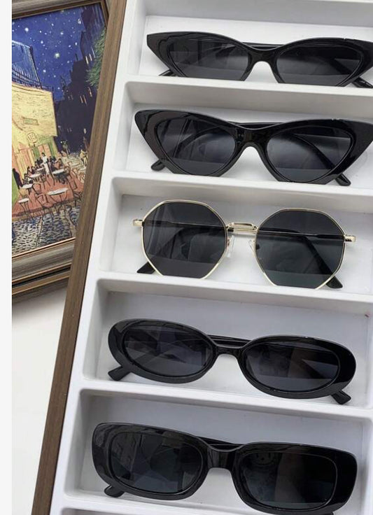 lot de 5 lunettes noires